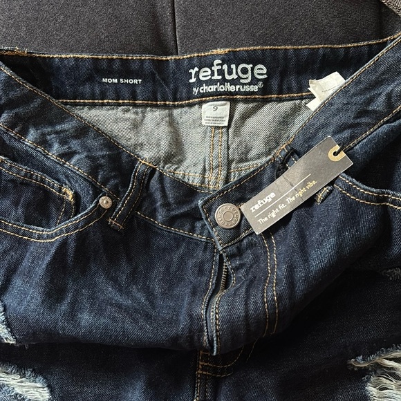 Charlotte Russe Refuge Mom Shorts Jean Shorts Size 9 - Picture 4 of 12